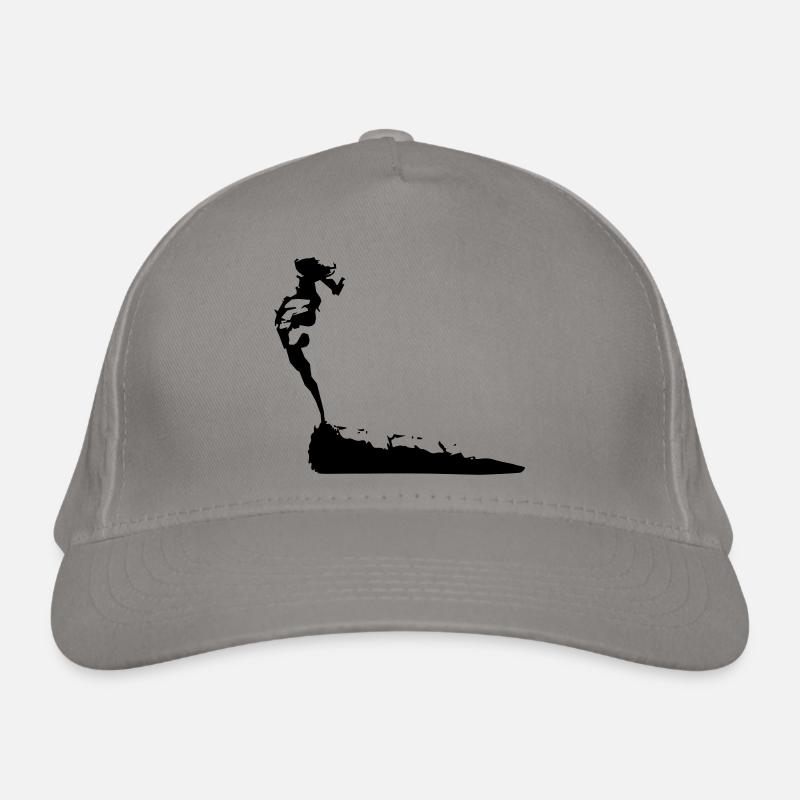 Fumer de l’herbe - lettrage avec image Casquette classique bio