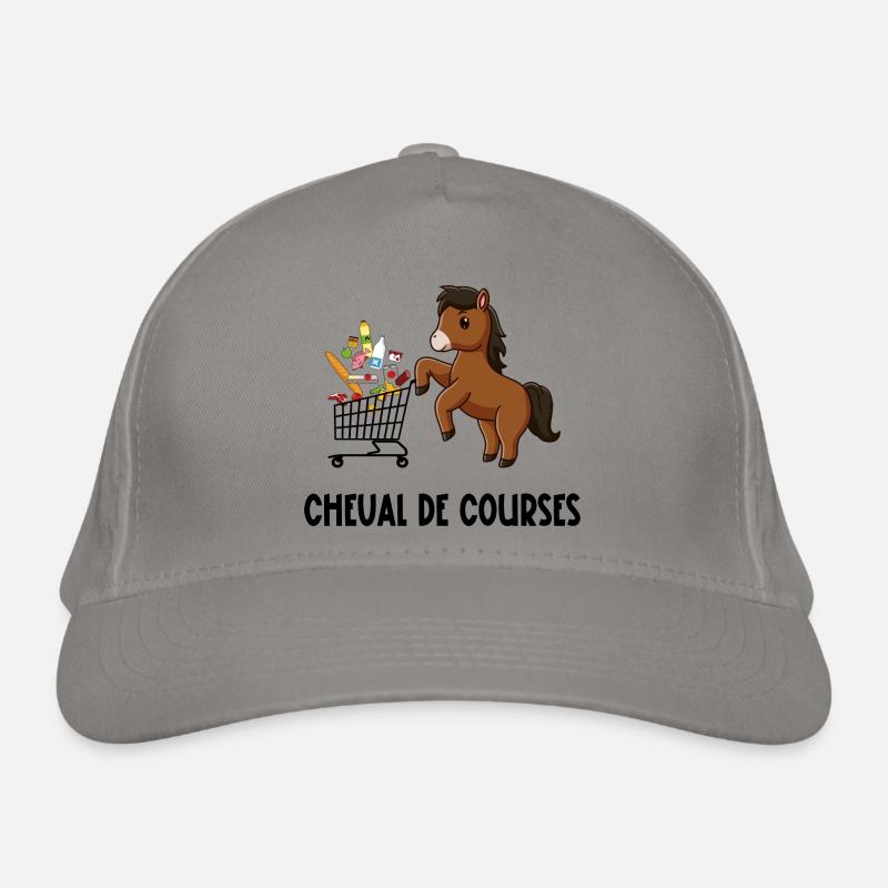 cheval de courses Casquette classique bio