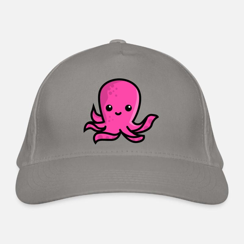 Octopus Organic Baseball Cap