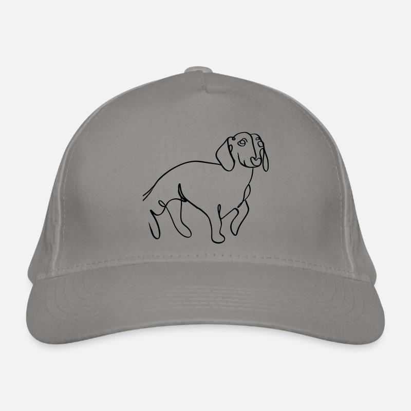 Dachshund Organic Baseball Cap