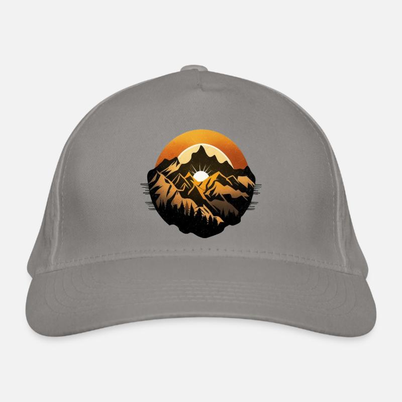 mountains Organic Baseball Cap