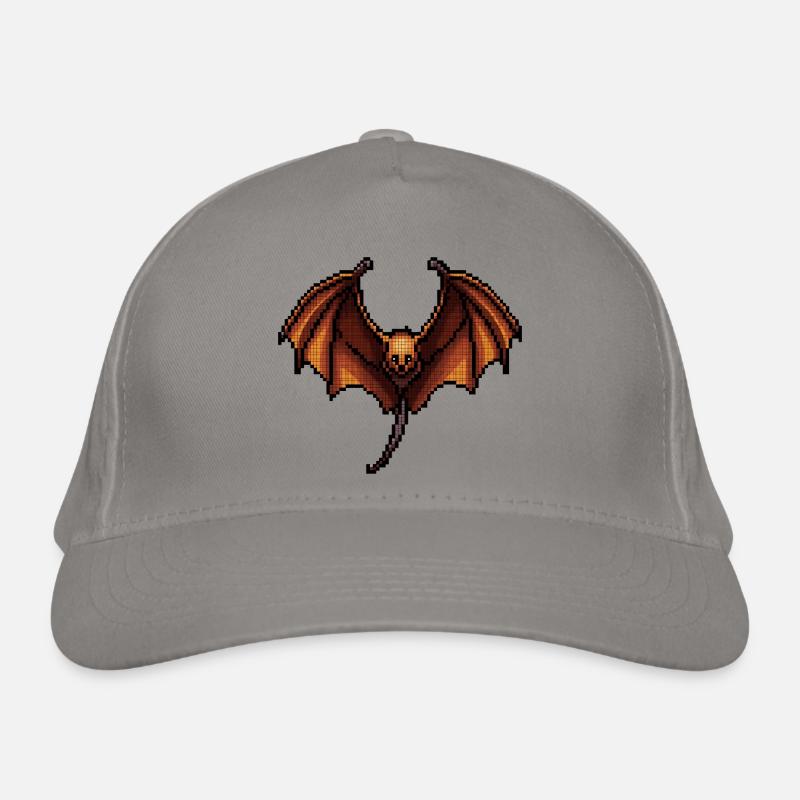 Flying fox dans des graphismes rétro 8 bits classiques Casquette classique bio