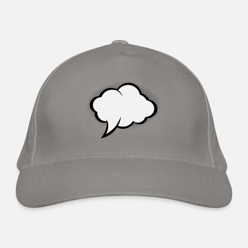 Comic Speech Bubble Organic Baseball Cap