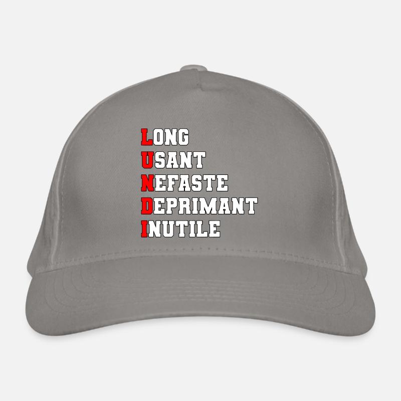 Lundi Casquette classique bio