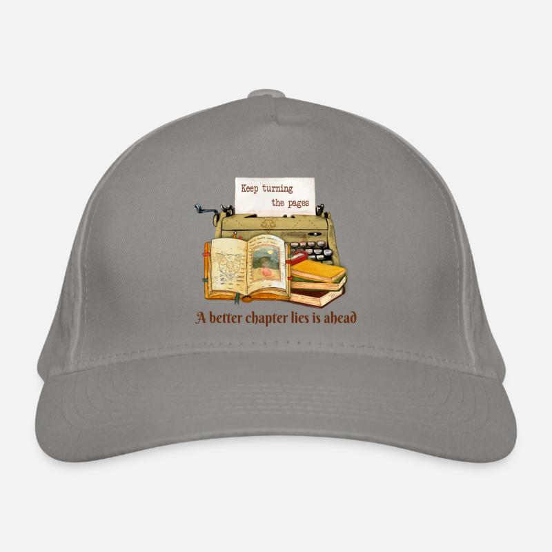 Keep Turning The Pages  Organic Baseball Cap