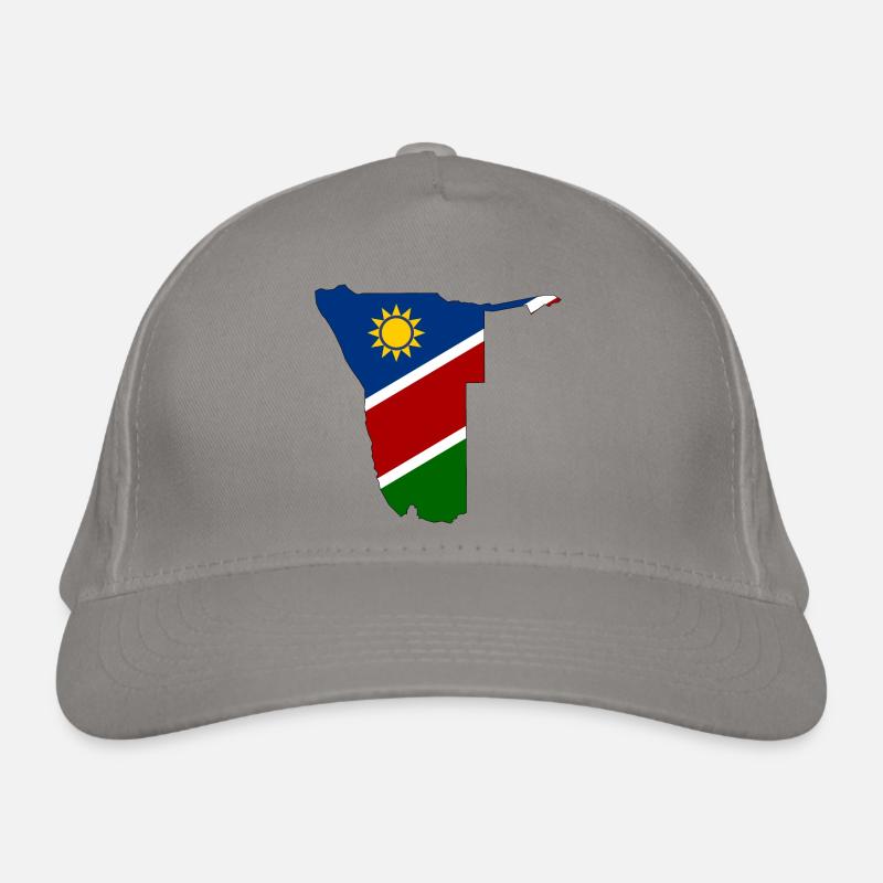 Namibia flag map Organic Baseball Cap