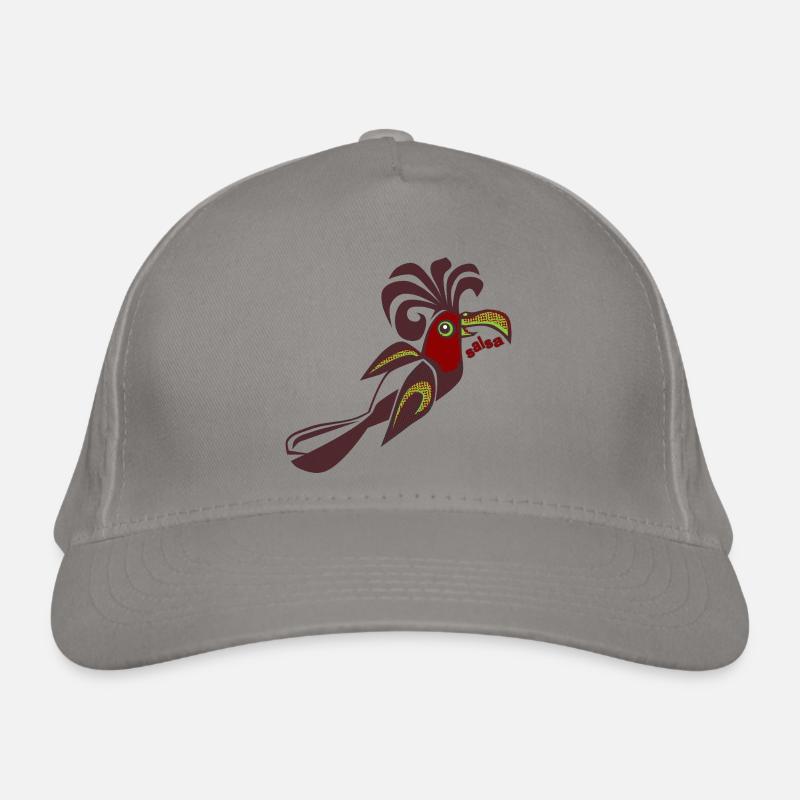 Paradiesvogel Salsa Vogel calypso retro tanzen Bio-Baseballkappe