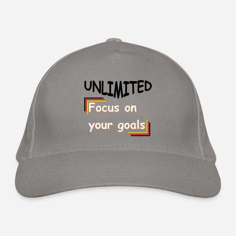 Concentrez-vous sur vos objectifs Casquette classique bio