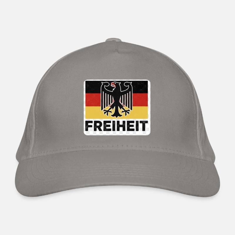 Drapeau de la Liberté avec aigle Casquette classique bio