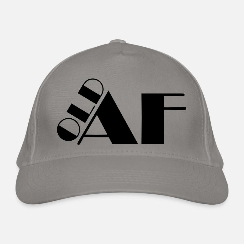 old AF Text Logo Bio-Baseballkappe