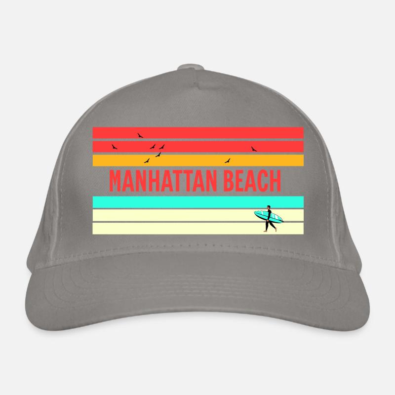 Manhattan Beach: Perfect Gift & Souvenir! Organic Baseball Cap