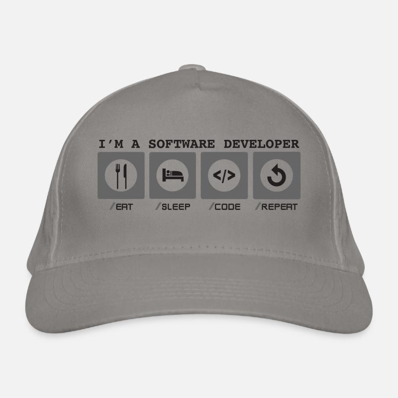 I'm a Software Developer - Softwareentwicklerin Bio-Baseballkappe