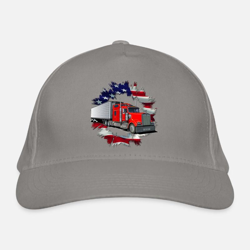 Sattelschlepper Bio-Baseballkappe