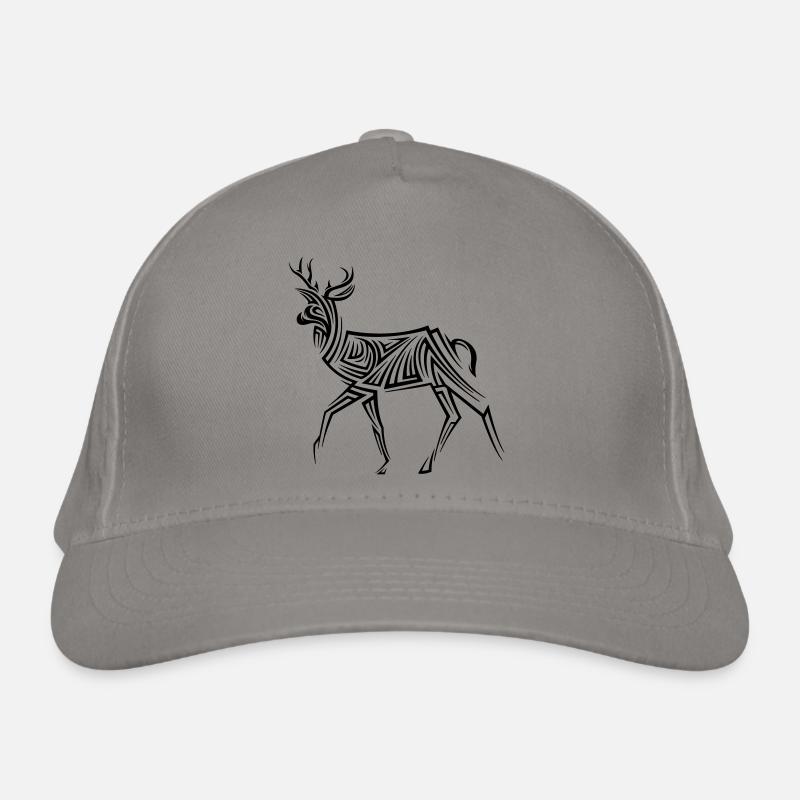 Tatouage tribal de cerf Casquette classique bio