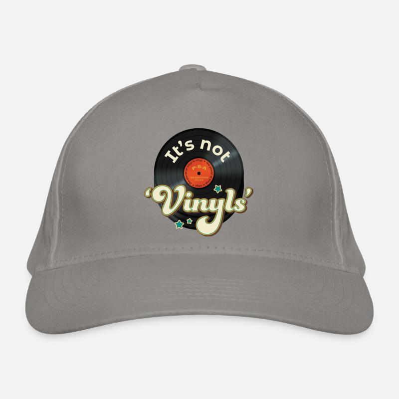 Drôle de blague de grammaire de disque vinyle, ce ne sont pas des vinyles Casquette classique bio