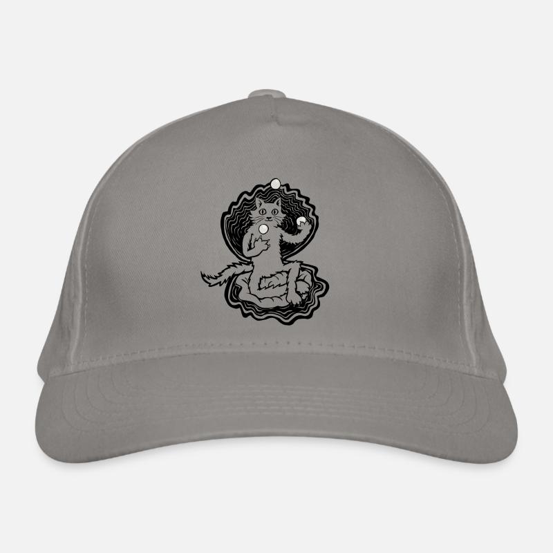 Muschelkatze Bio-Baseballkappe