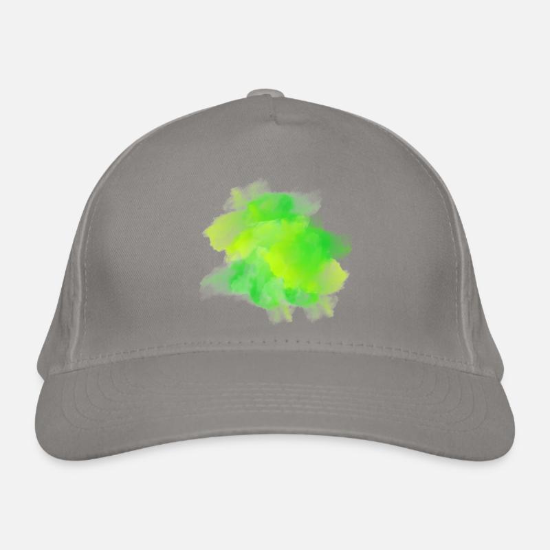 splash bunt farbe muster aufdruck comic style Bio-Baseballkappe