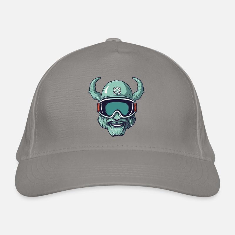 Steinbock Wintersport Bio-Baseballkappe