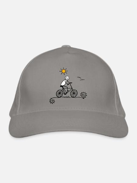 CYCLE - Casquette classique bio - gris clair - Devant
