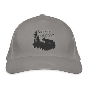 Hunting and outdoor recreation. - Organic Baseball Cap - light grey - Front