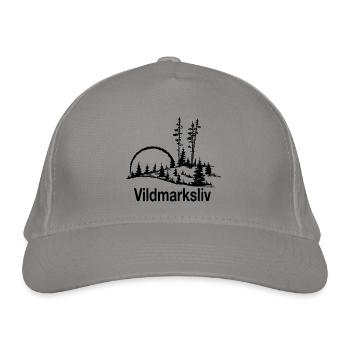 Wilderness life - Organic Baseball Cap - light grey - Front