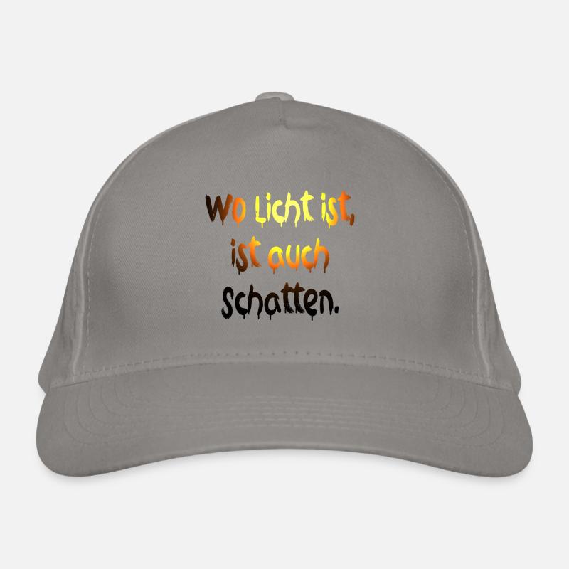 Where there is light there is also shadow Organic Baseball Cap