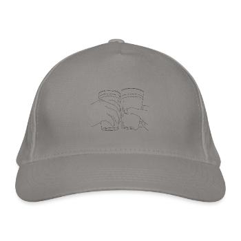 Cheers. - Organic Baseball Cap - light grey - Front