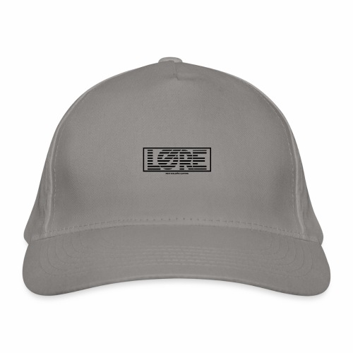 ''Lore'' Logo Zwarte Strepen - Biologische baseballpet