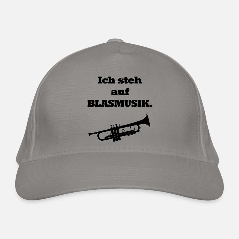 Blasmusik - Wer steht nicht auf Blasmusik Bio-Baseballkappe