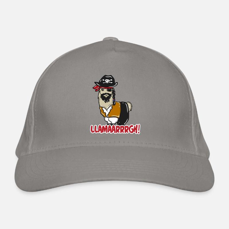 Lama Pirat Bio-Baseballkappe