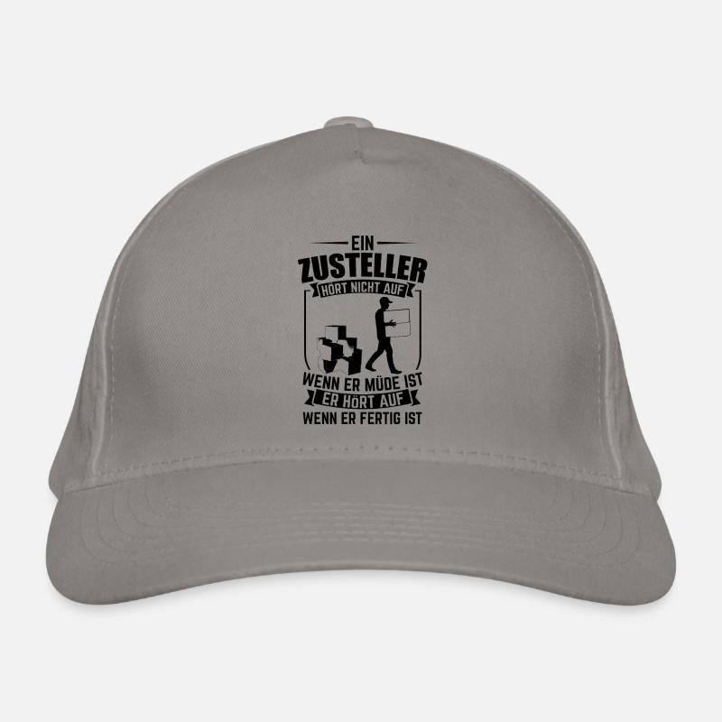 Zusteller Sprüche | Postbote Briefträger Geschenke Bio-Baseballkappe