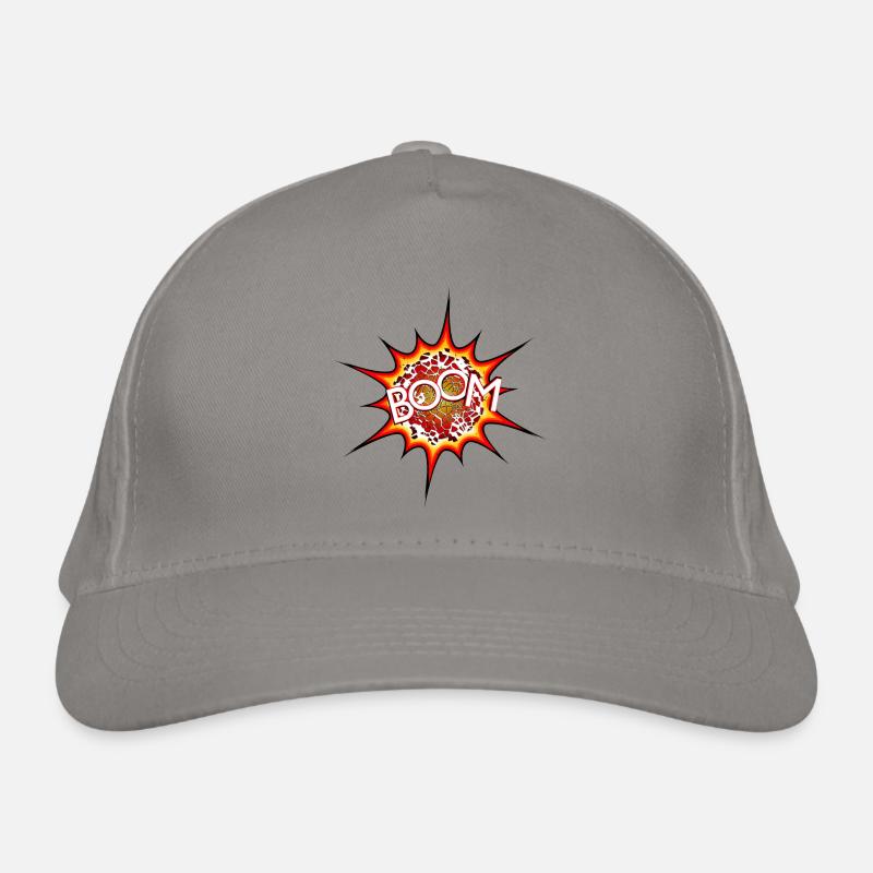 Explosion, bomb, explosion, bomb # Organic Baseball Cap