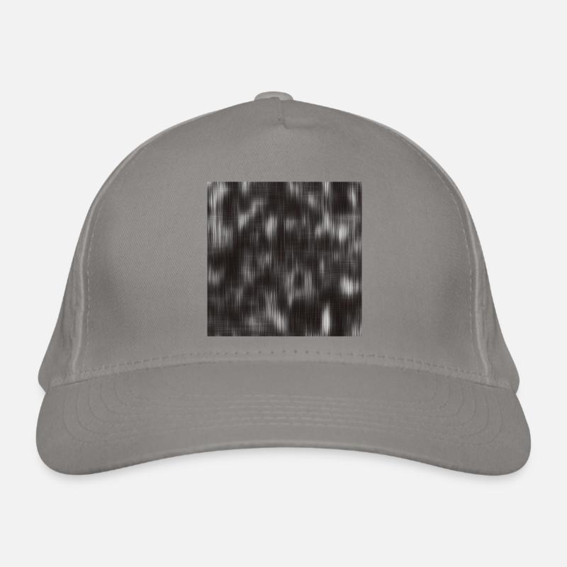 Black & White Motion Blur Abstract Lover Gift Organic Baseball Cap