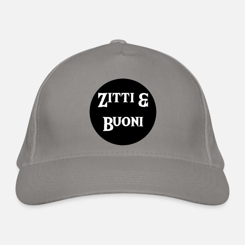 Zitti & Buoni - Casquette classique bio - gris clair