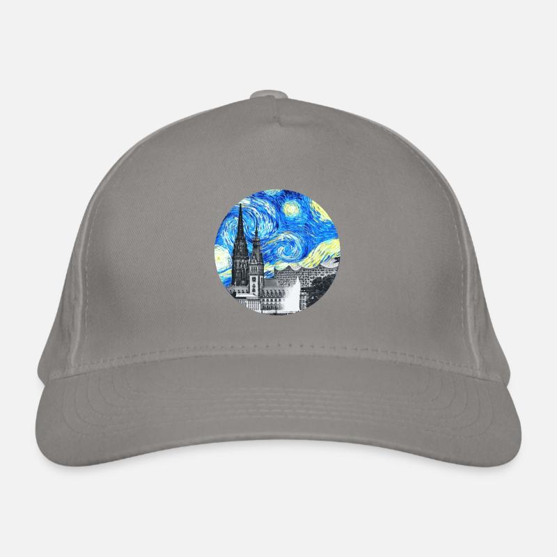 Minuit à Hambourg - Casquette classique bio - gris clair
