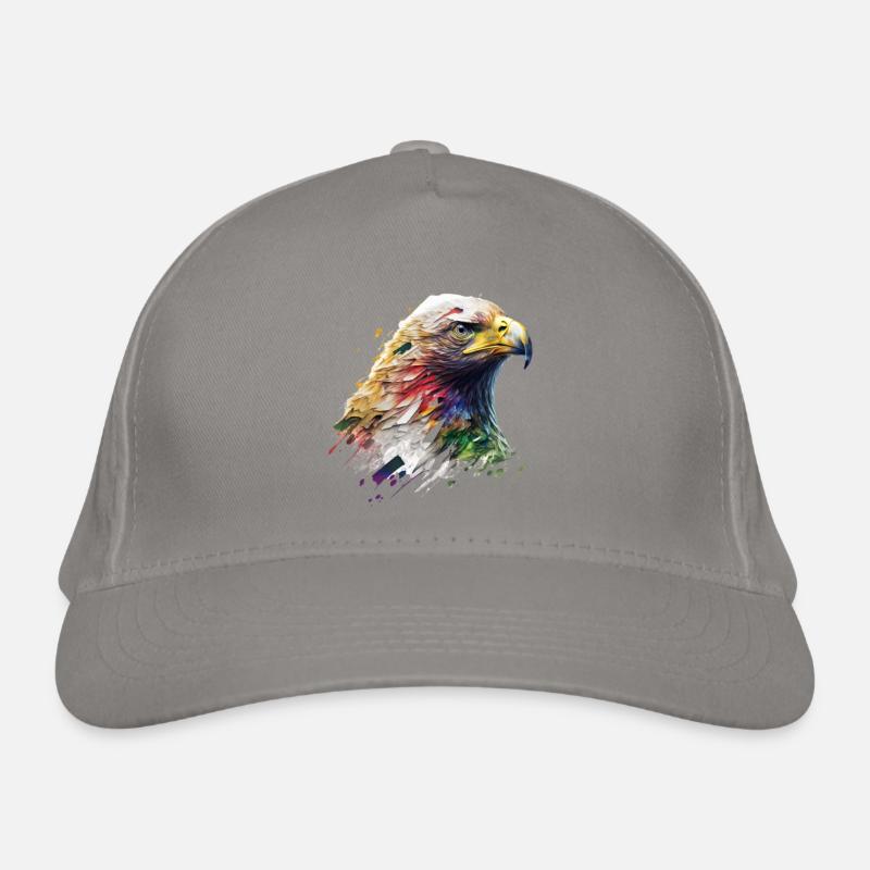 Royal Eagle: An Oil-Painted Masterpiece Organic Baseball Cap