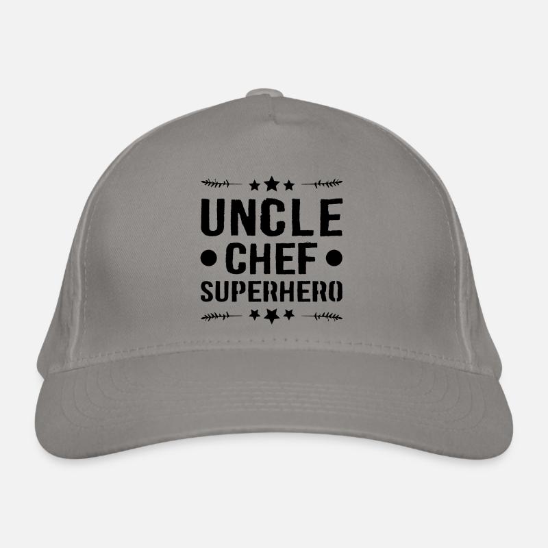 Onkel Chef Superheld Bio-Baseballkappe