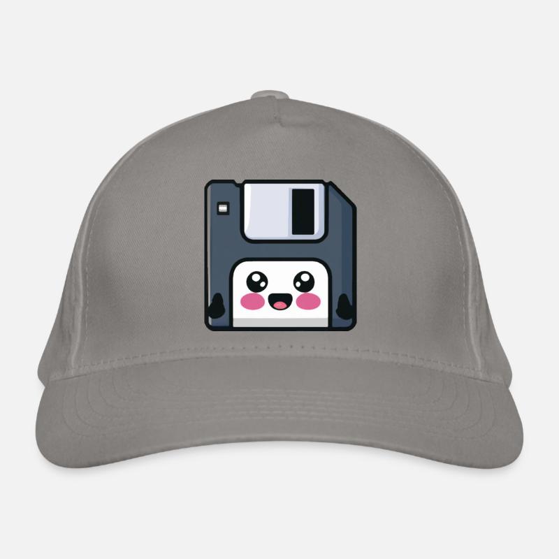 Floppy disk! Nostalgic technology! Organic Baseball Cap