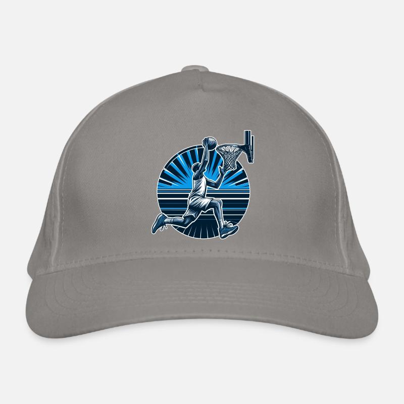 Basketball Dunking Gift Organic Baseball Cap