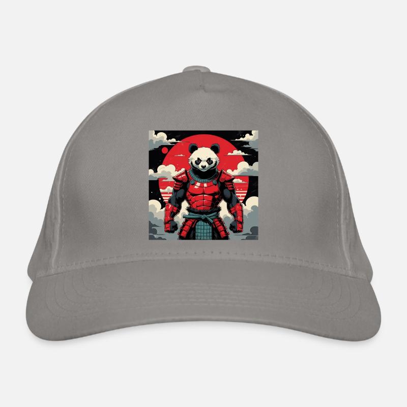 Samurai Panda Warrior Organic Baseball Cap