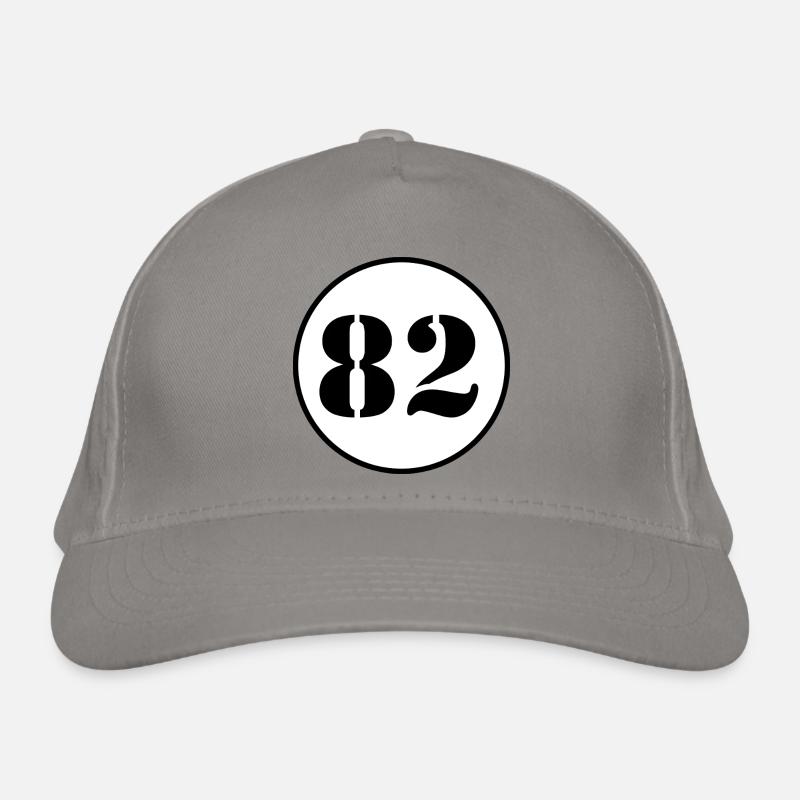 Number concept with contrast Organic Baseball Cap