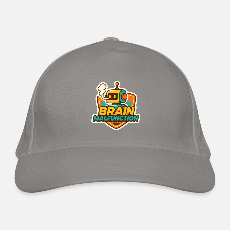 Dysfonctionnement cérébral Conception de robot rétro Casquette classique bio