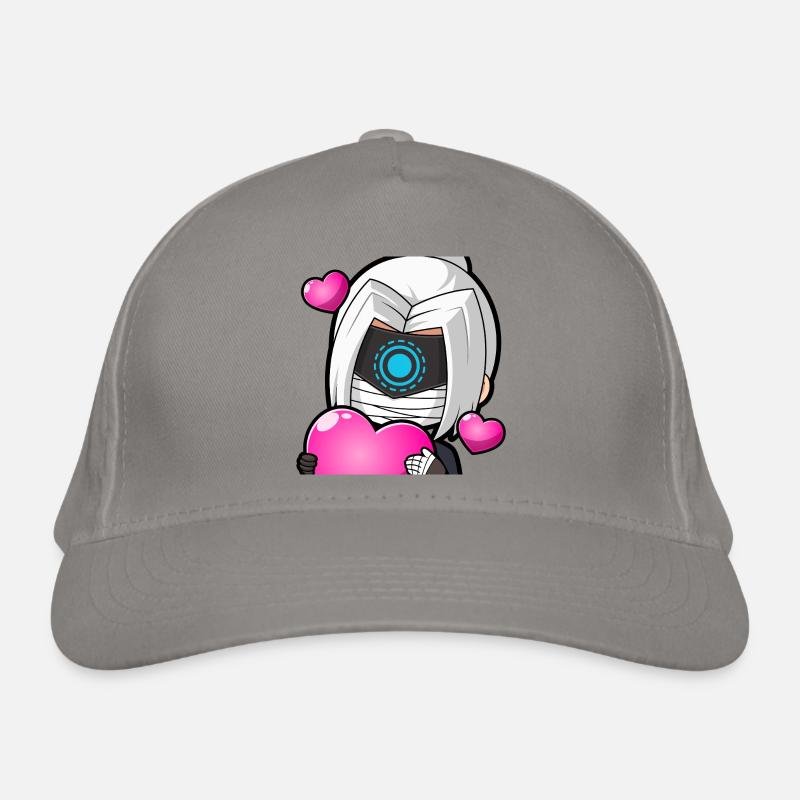 Cyber Ninja Herzliebe Bio-Baseballkappe