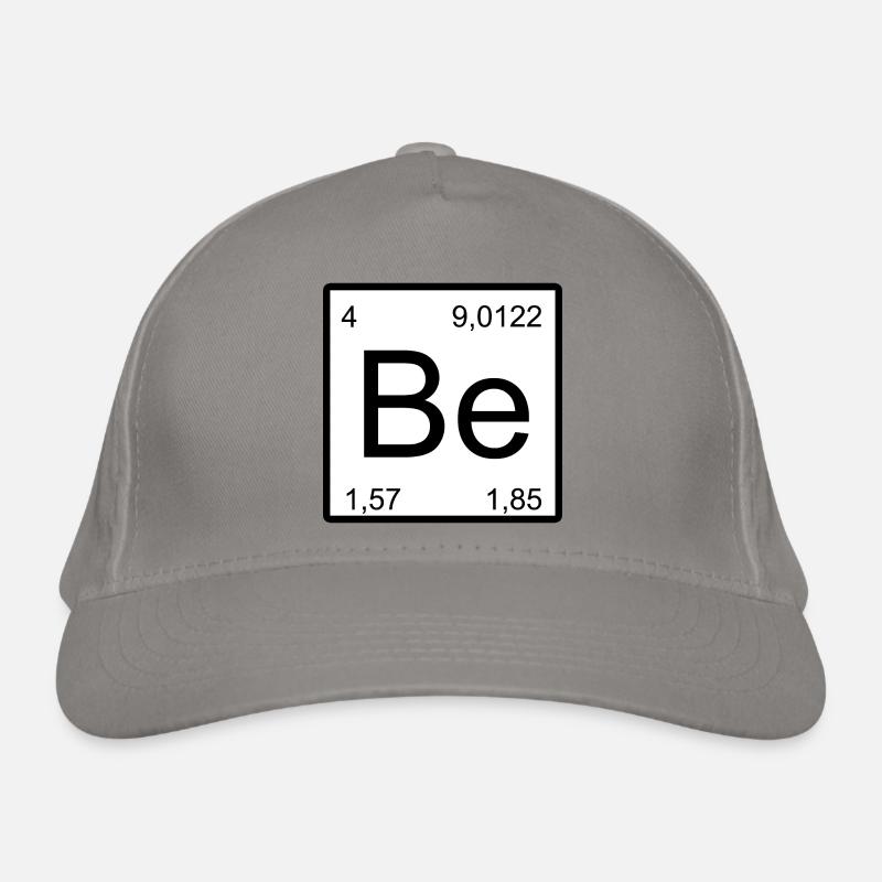 Be Element Stil: Periodensystem Muster Beryllium Bio-Baseballkappe
