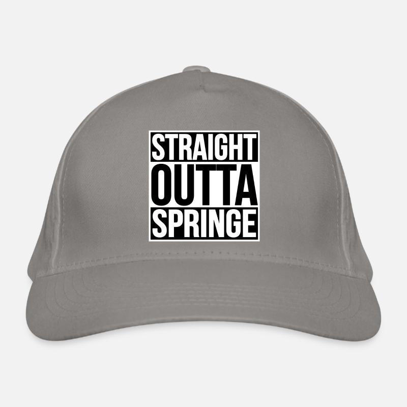 STRAIGHT OUTTA SPRINGE Organic Baseball Cap