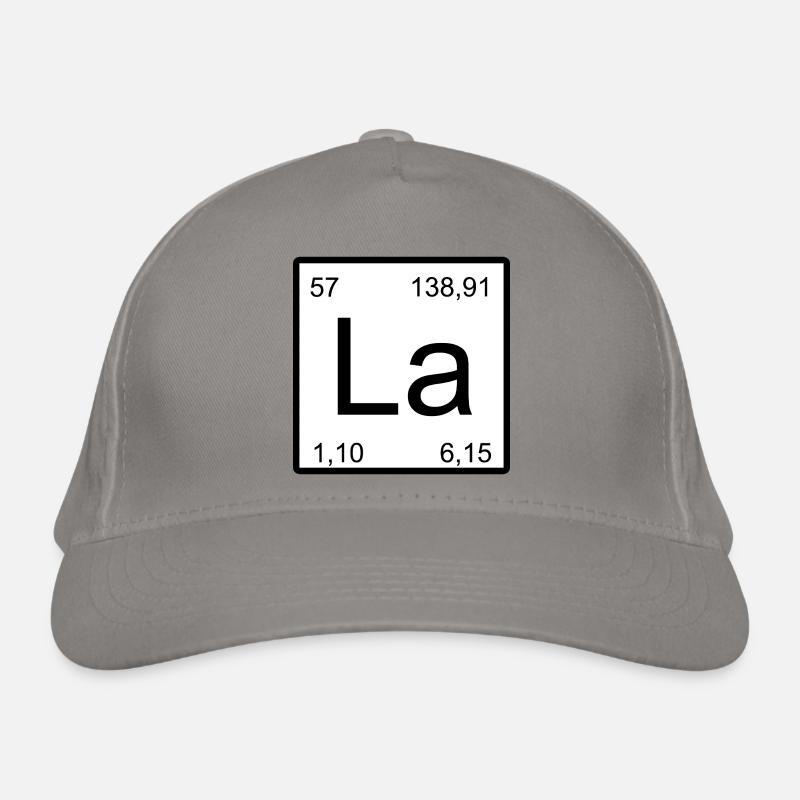 La Element Graphic Lanthanum Style Casquette classique bio