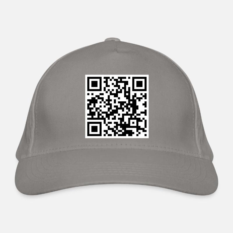 Qr code citation drôle humour  Casquette classique bio