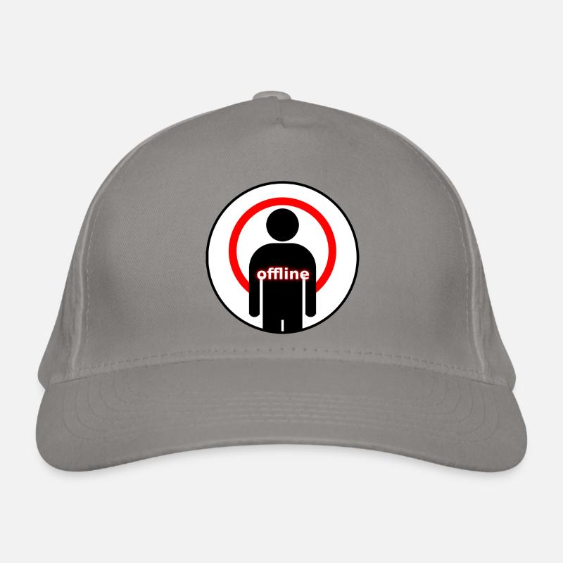 Offline Mode Introvert Signal Lost Organic Baseball Cap