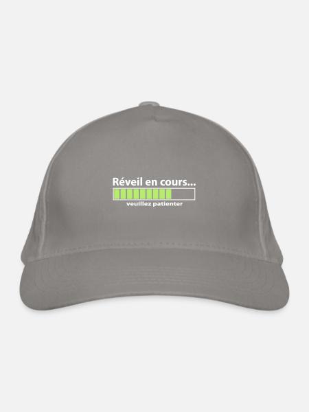Wake Strom - Bio-Baseballkappe - Hellgrau