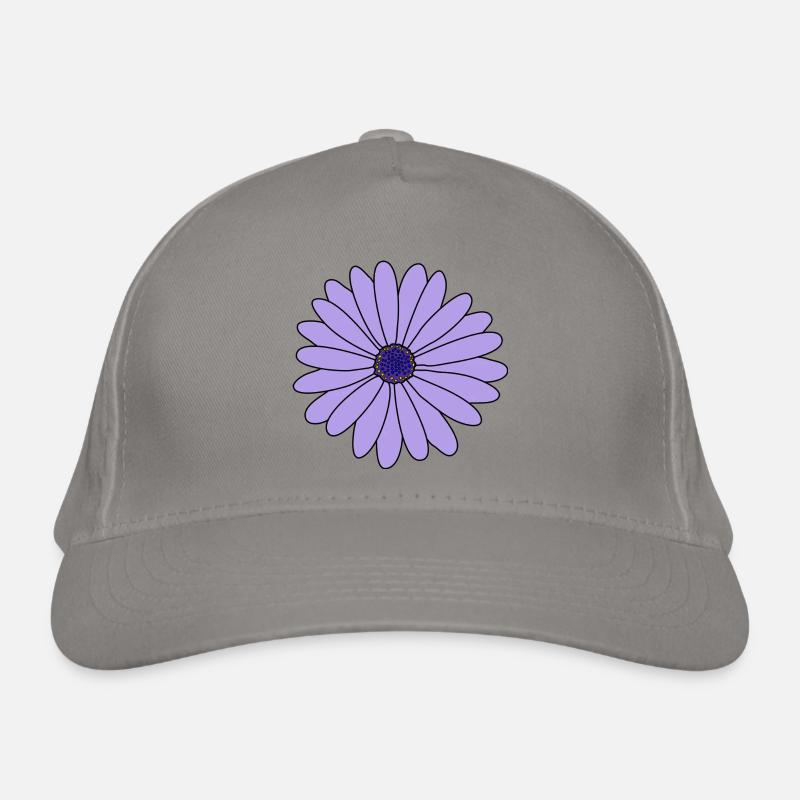 Blume lila Blümchen flower Blüte floral Bio-Baseballkappe